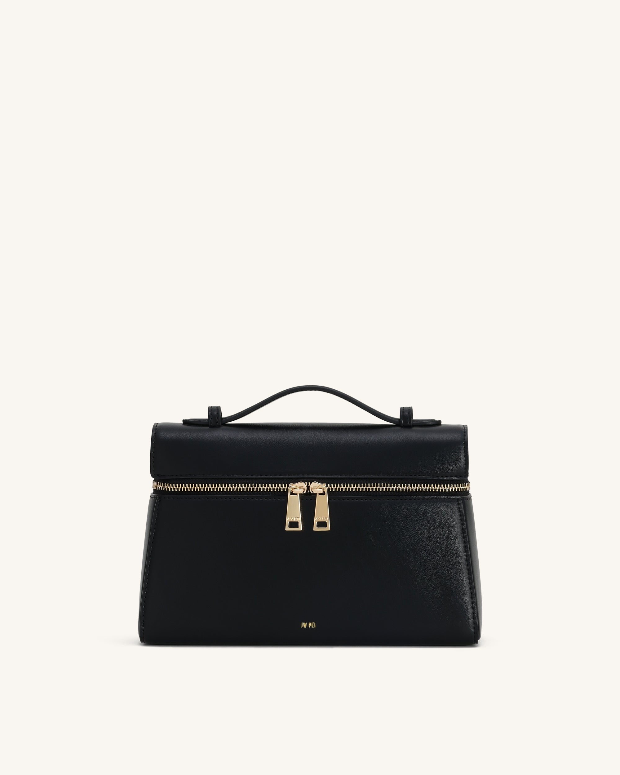 Thea Large Top Handle Bag - Black