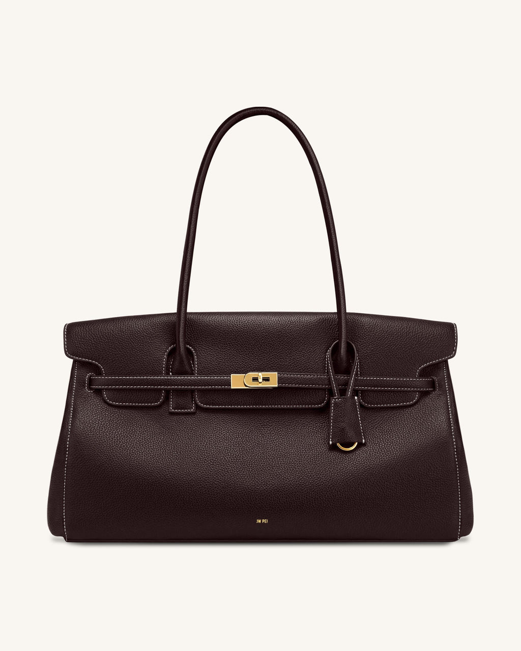 Yara Large Shoulder Bag - Dark Brown