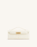Bria Structured Top Handle Bag - Off White
