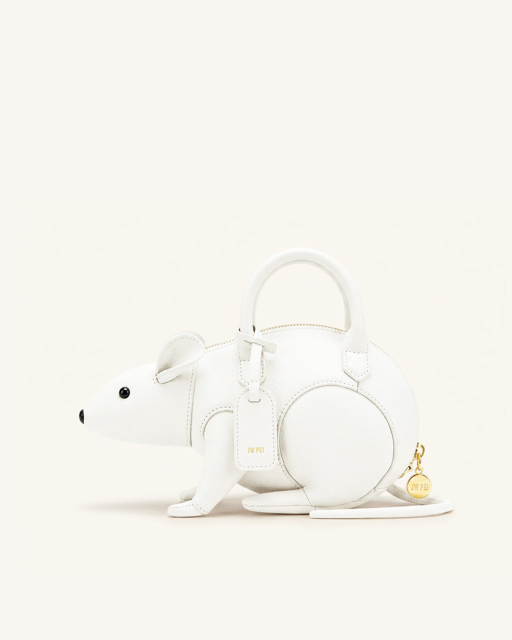 Mia Mouse Top Handle Bag - White