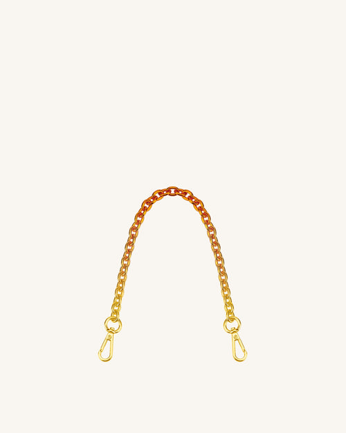 Isla Gradient Chain Strap - Orange