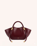 Nala Winged Top Handle Bag - Burgundy
