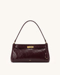 Yara East-West Shoulder Bag - Burgundy