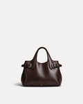 Avery Brown Top Handle Bag - Brown