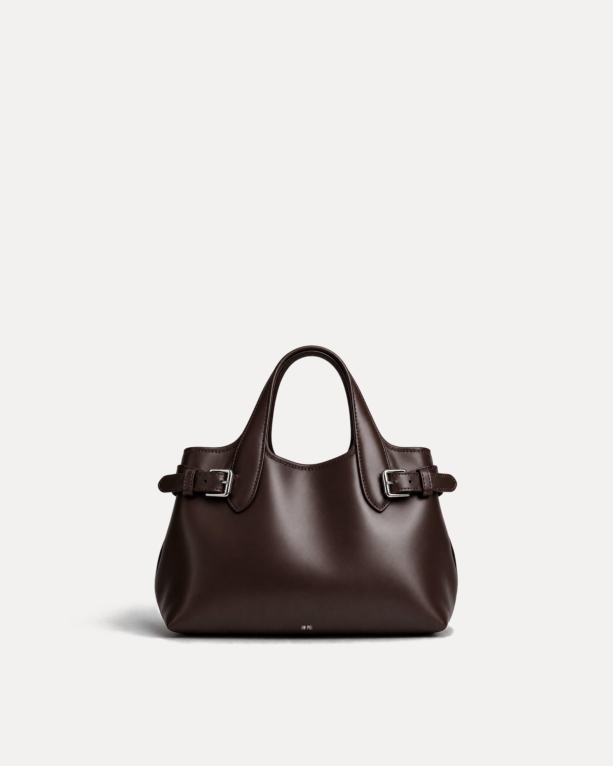 Avery Brown Top Handle Bag - Brown