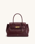 Yara Soft Satchel Bag - Burgundy